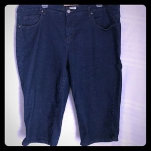 Just My Size stretch denim Capris